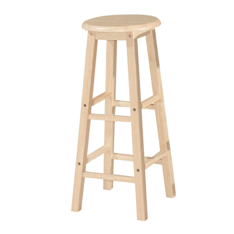 POLO 29" full solid wooden stool-4 colours