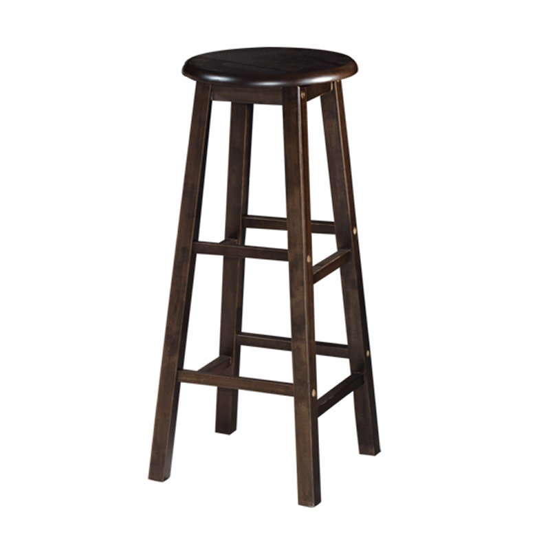 POLO 29" full solid wooden stool-4 colours