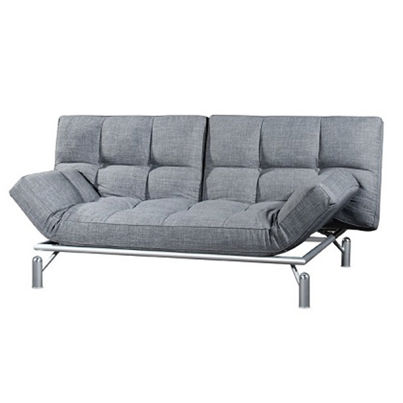 CAMILA premium grade fabric sofa bed-grey