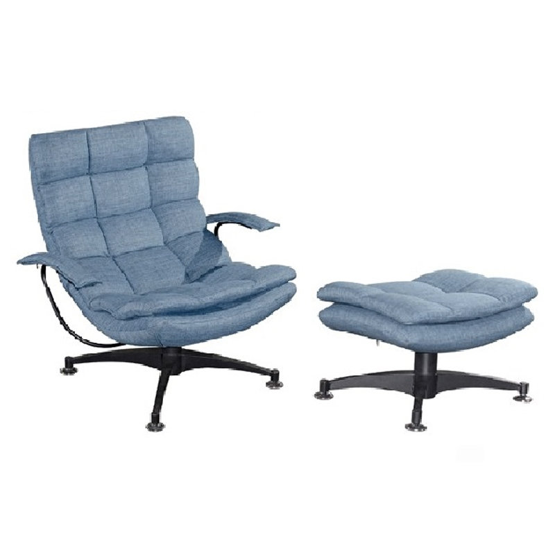 HAZEL washable cover recliner with stool