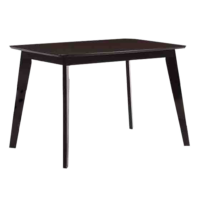 MONTANA 120x75cm Solid wood dining table-black