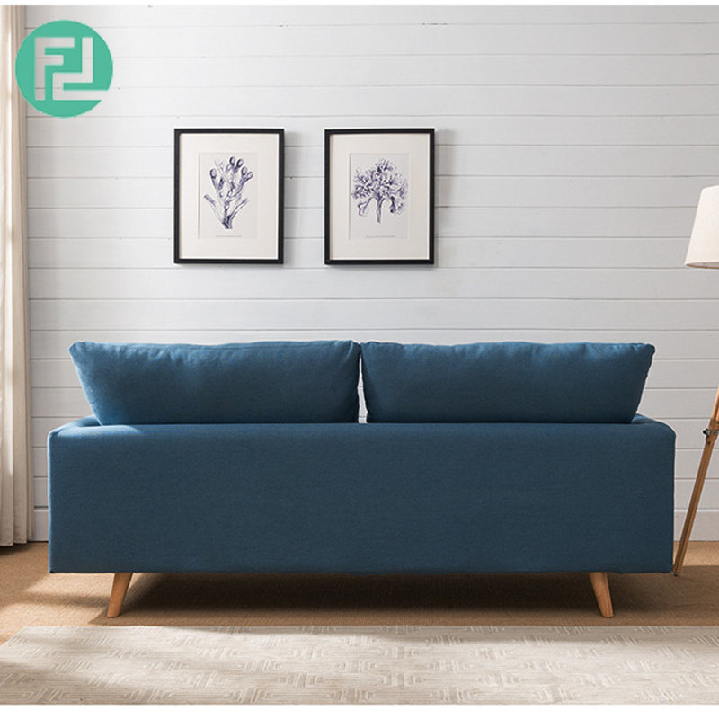 NOVA 3 seater washable cover sofa-blue