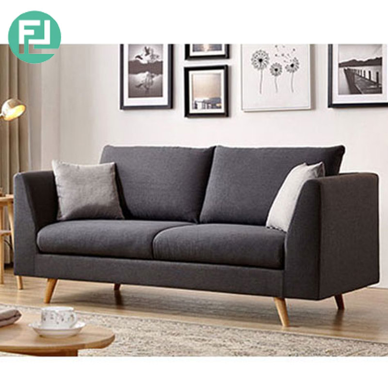 NOVA 3 seater washable cover sofa-black