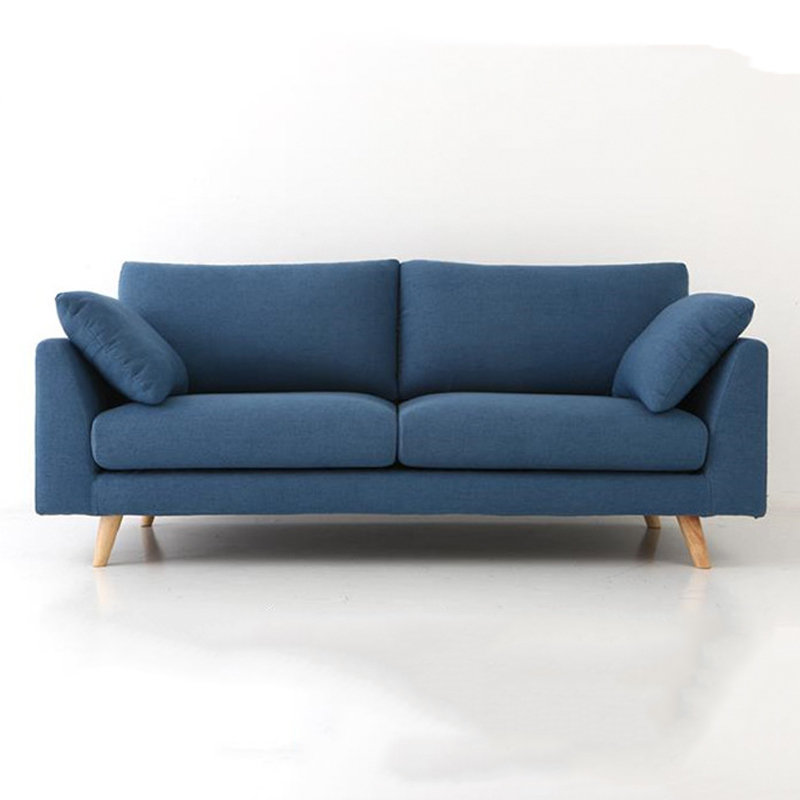 NOVA 2 seater washable cover sofa-blue
