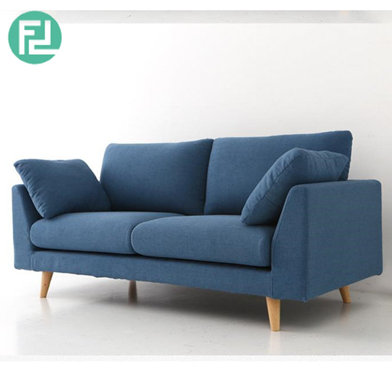 NOVA 2 seater washable cover sofa-blue