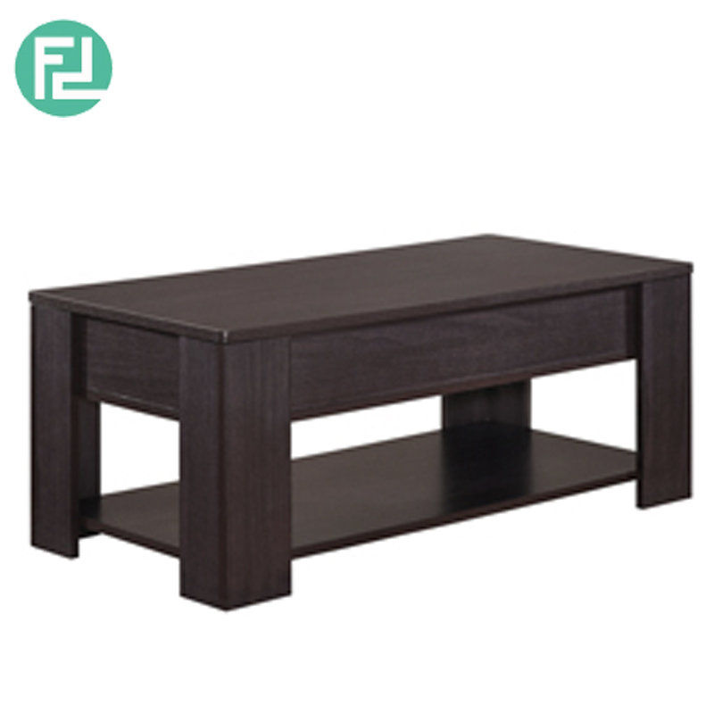 LUSAKA lift top space saving coffee table-wenge