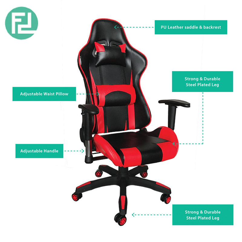 EXTREME Premium Grade Ergonomic Gaming Chair-Red