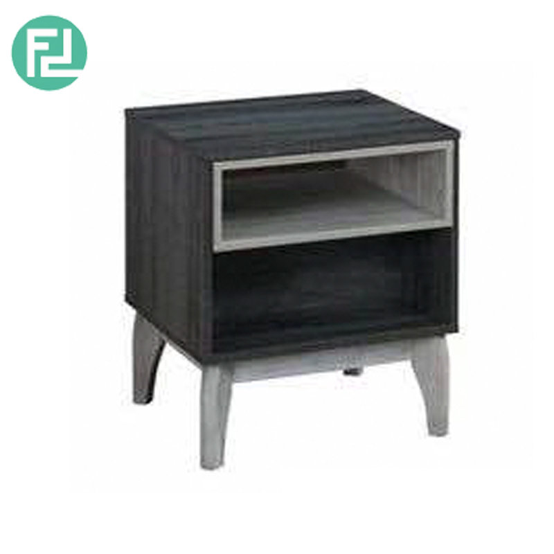 CHESTER 1 Drawer Side Table Bedside Table-Grey