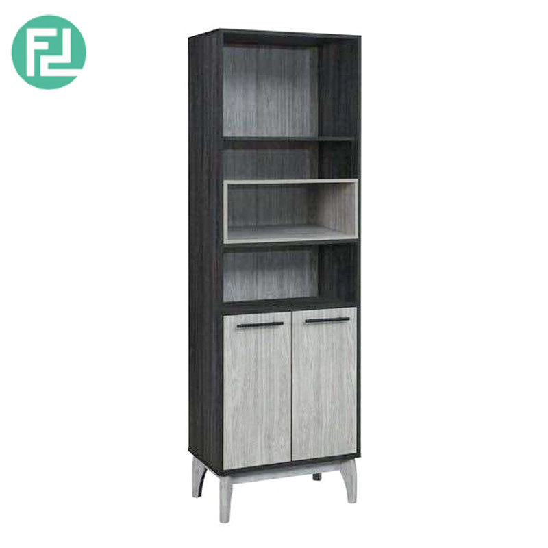 CHESTER 2 door display cabinet hall cabinet bookcase-grey
