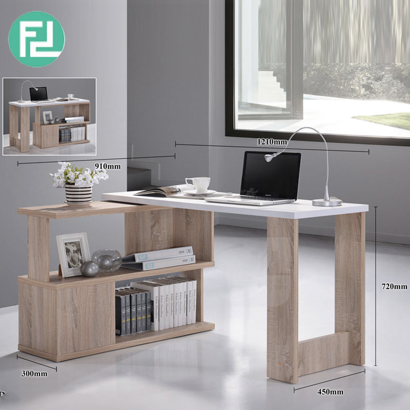 LUSAKA transformation space saver study desk- sonoma oak