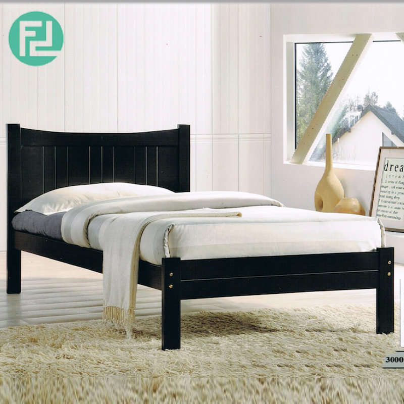 MANDY 3ft single size wooden bed frame- wenge