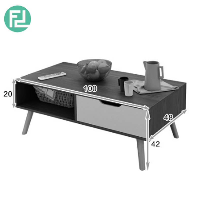 COPENHAGEN 3ft coffee table-maple