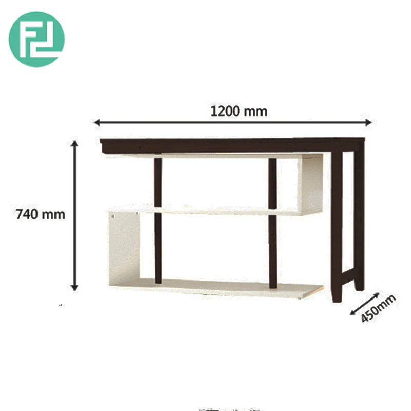 VENESSA solid wood transformation study desk