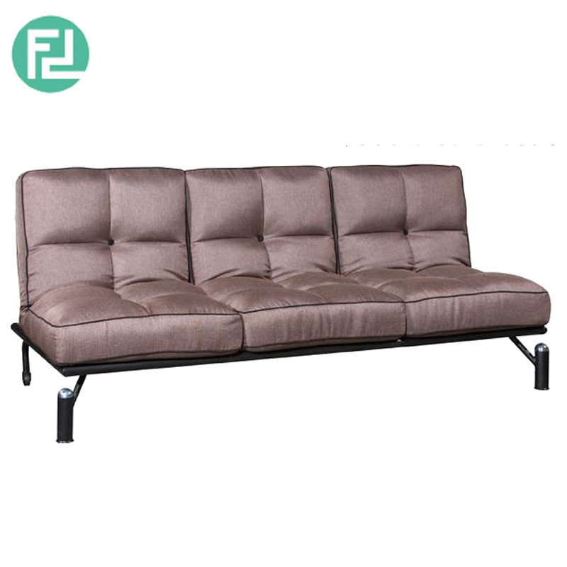 PAOLA 3 seater adjustable position sofa bed-brown