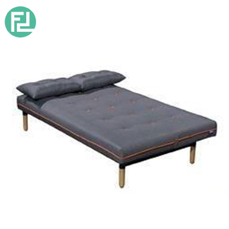 MACY fabric sofa bed with 2 pillows-grey