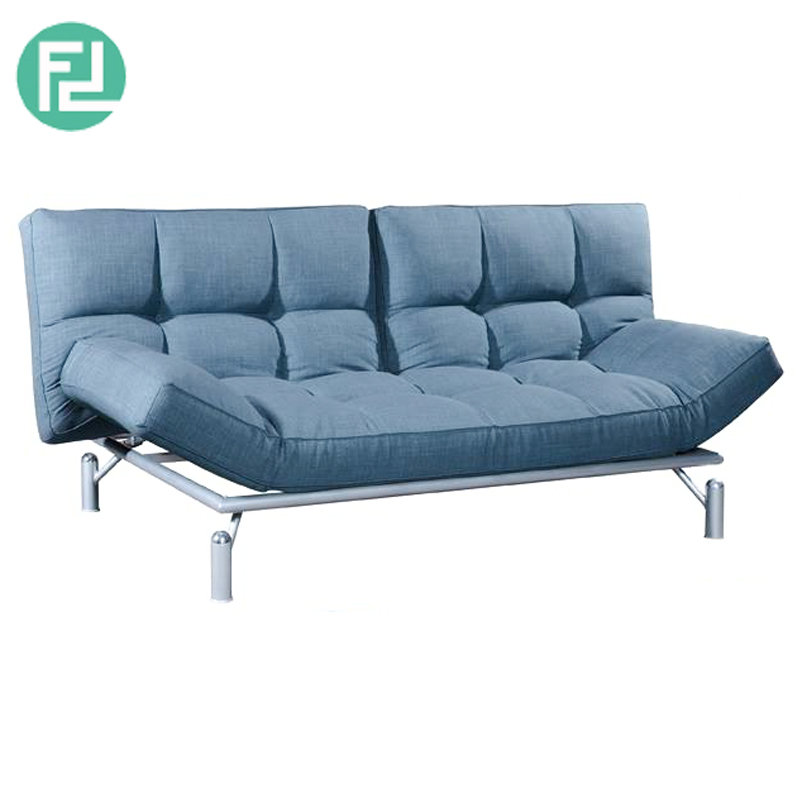 CAMILA premium grade fabric sofa bed-blue