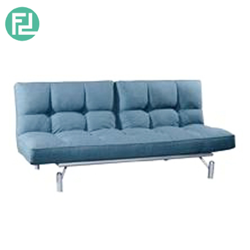 CAMILA premium grade fabric sofa bed-blue