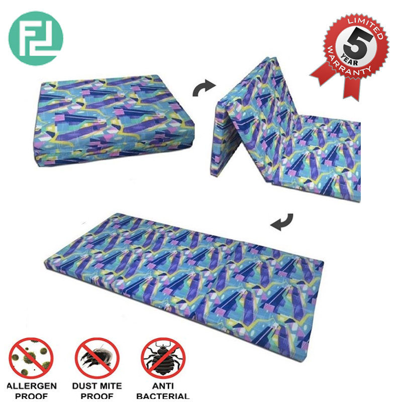MASTERFOAM Tri-fold single size 3inc foam mattress