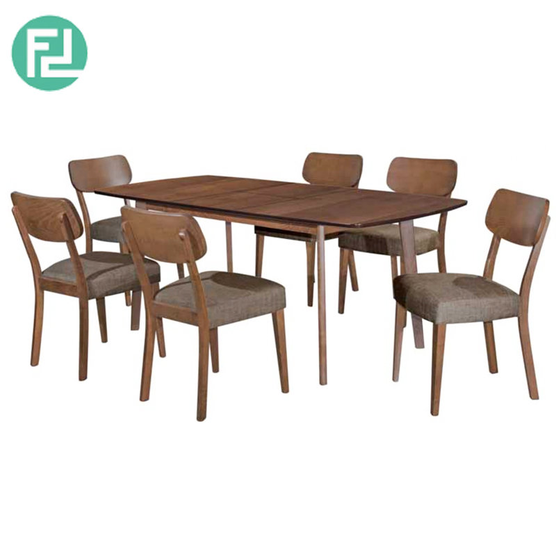 GRAFF TIFFANY solid beech wood 6 seater extendable dining set