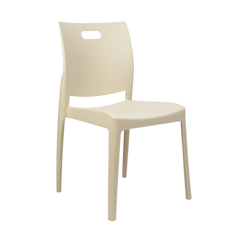 Stackable Air Chair Designer Plastic Chair-Cream
