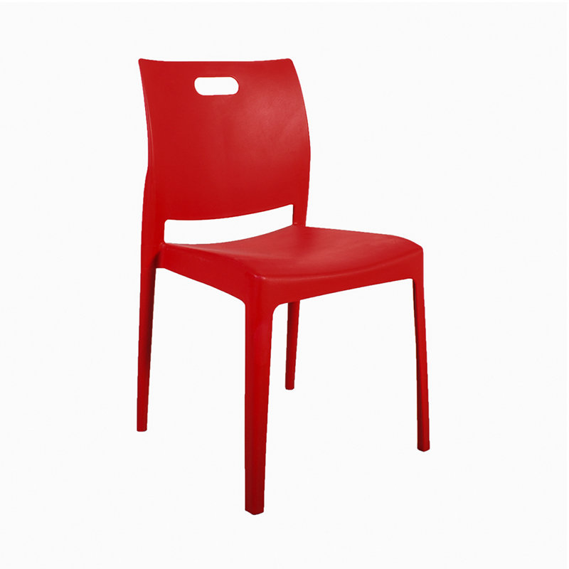 Stackable Air Chair Designer Plastic Chair-Red