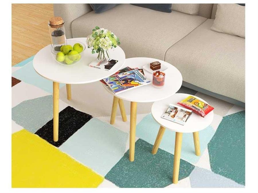 STOCKHOLM round nesting tables (set of 3)