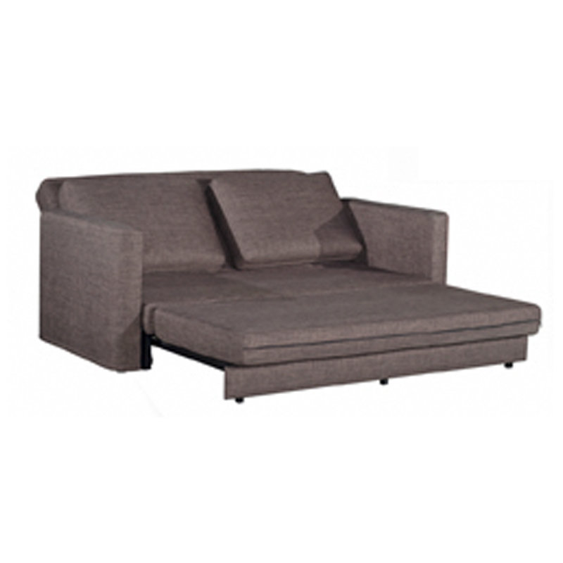 YORK washable sofa bed with recliner function-brown