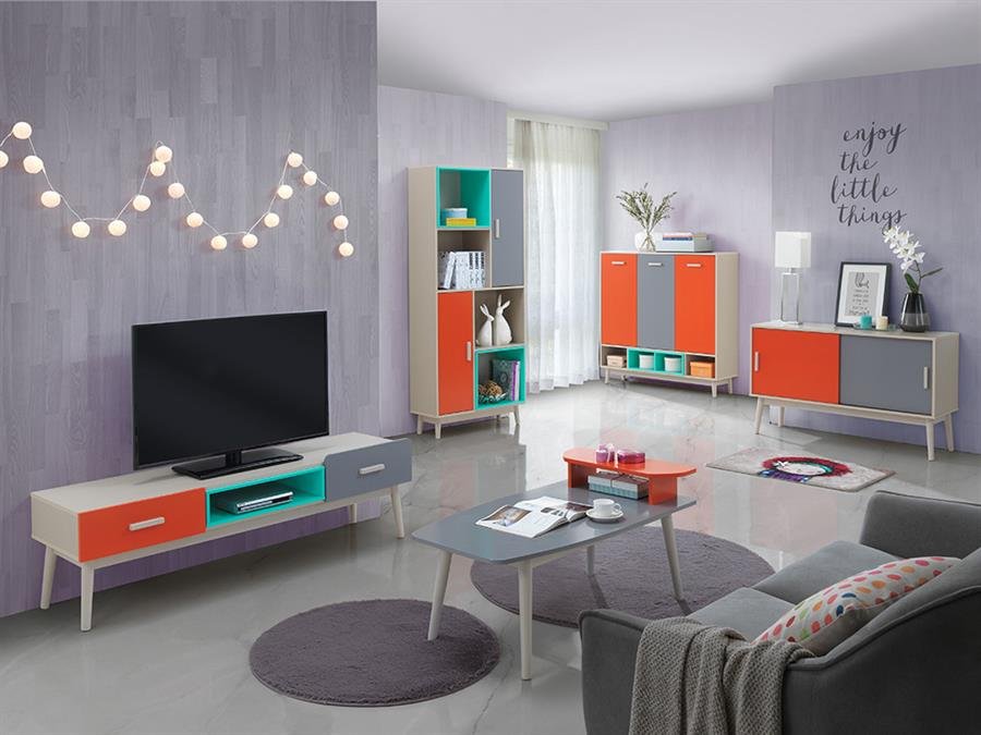 HAMINA scandinavian 5ft TV cabinet