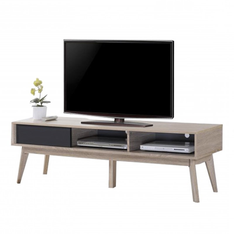 FIGO scandinavian 6ft TV cabinet-Oak