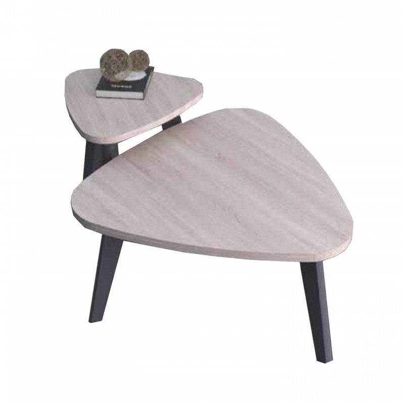HELSINKI scandinavian nest of table-oak