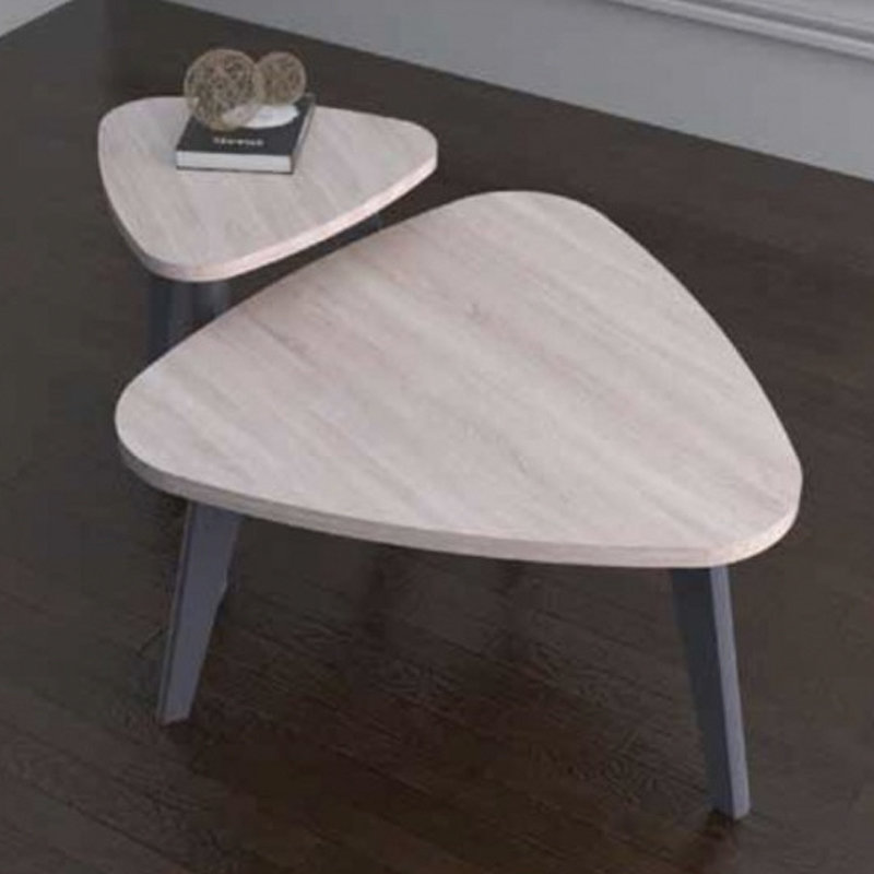 HELSINKI scandinavian nest of table-oak