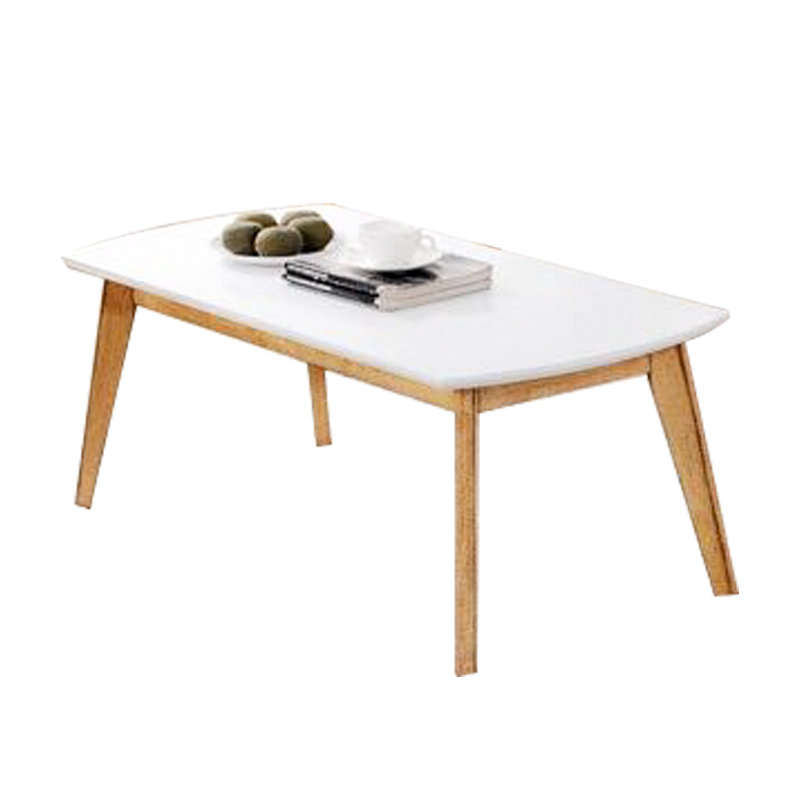 SOMERSET scandinavian solid wood coffee table-white