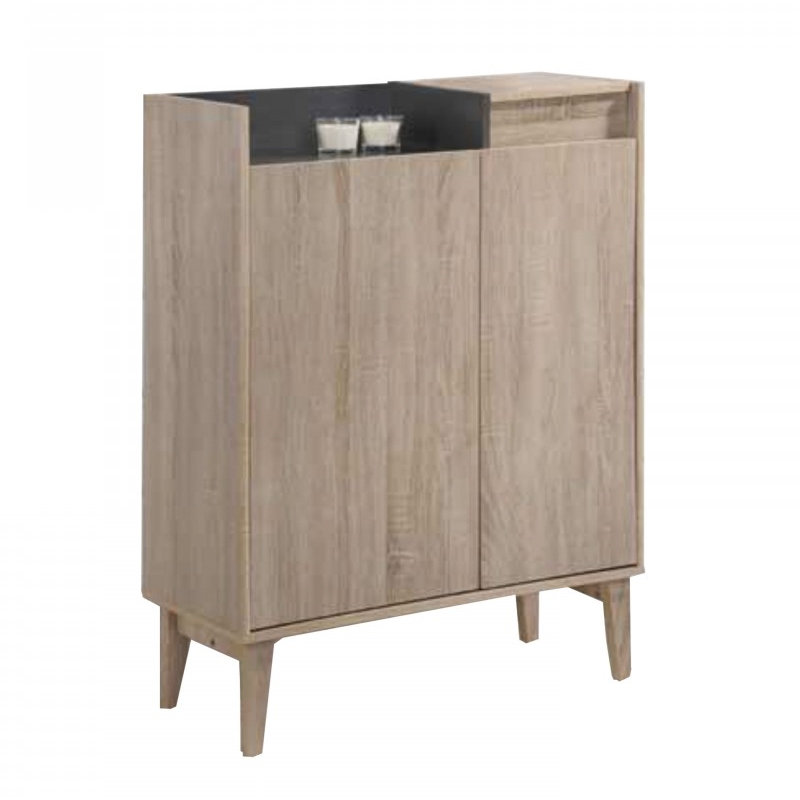 HELSINKI 2 door shoe cabinet-Oak
