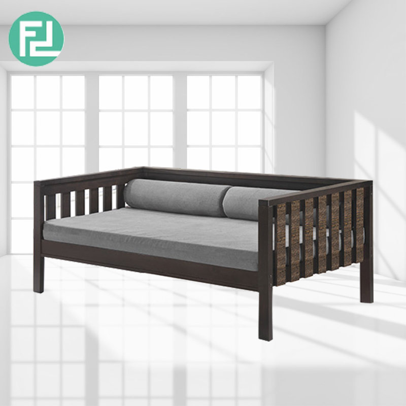 MAXI single size wooden daybed-walnut