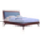 MODESTO Solid wood king size bedframe- walnut