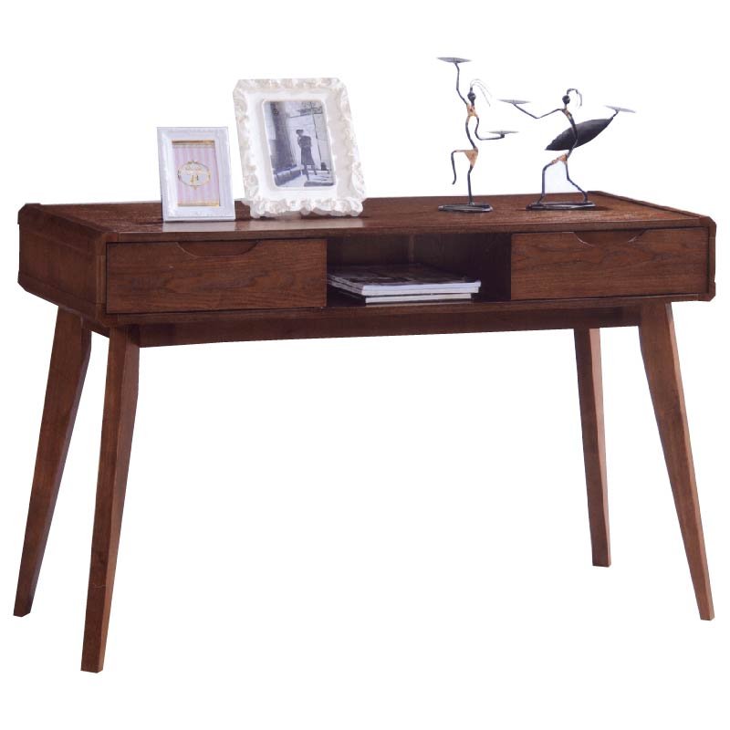 MODESTO Solid wood console table study desk-walnut
