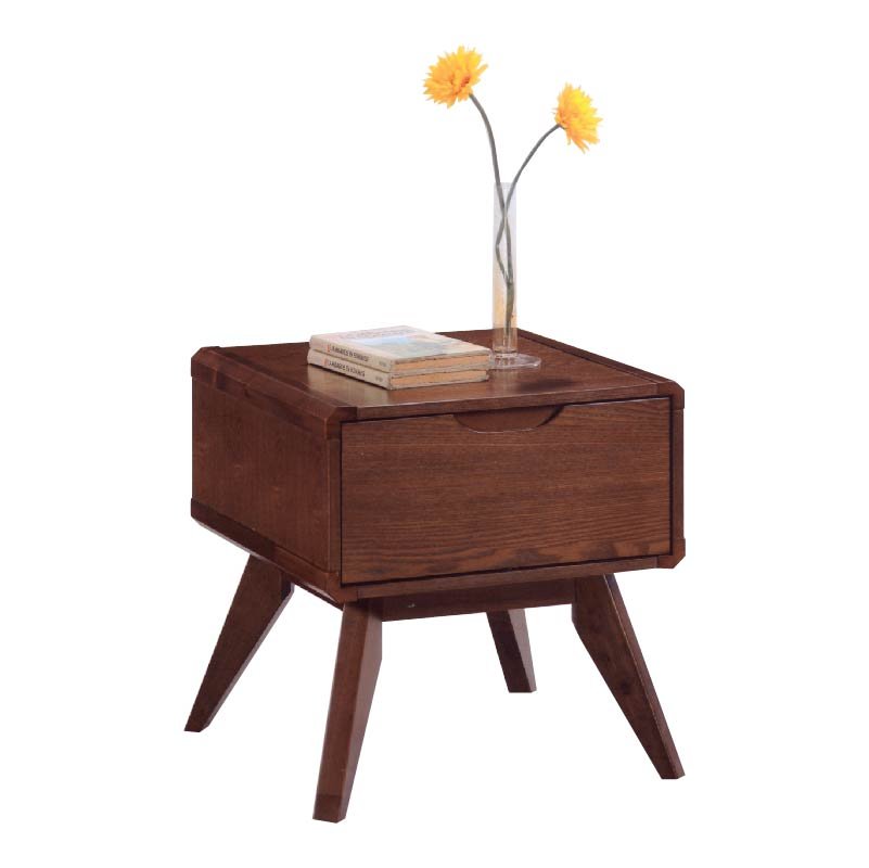 MODESTO Solid wood bedside table-walnut