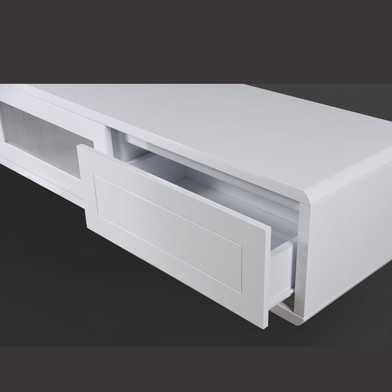 LYON 6ft white painted hanging TV Cabinet-white