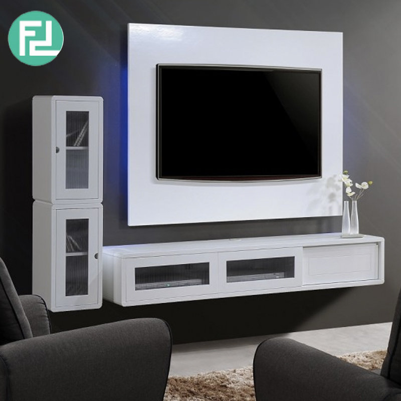 LYON painted finish Wall Mounted TV set-white