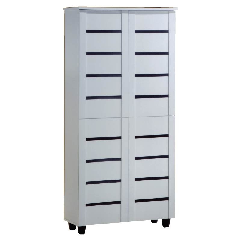 BELLA 8 Tier Shoe Cabinet-White