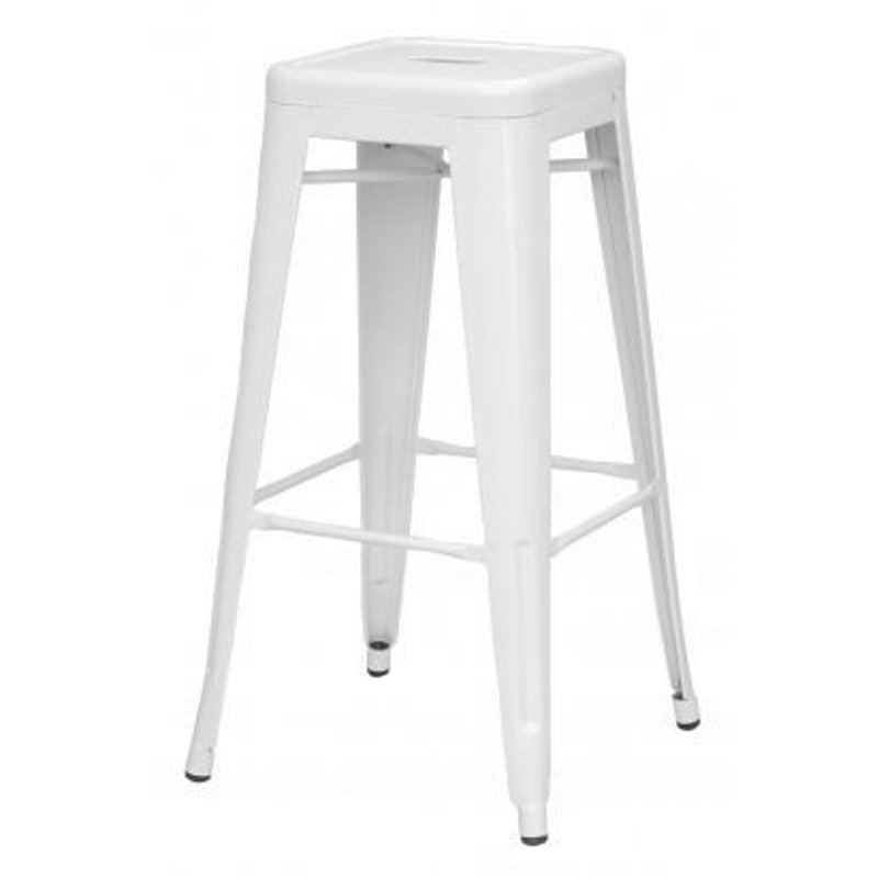 NORA 26" metal bristo barstool-black