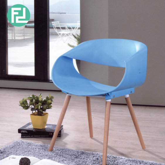 HARRY PP material plastic designer chair-blue