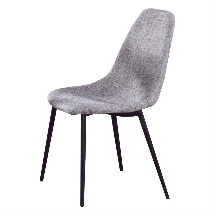 GEORGE designer fabric dining chair-grey