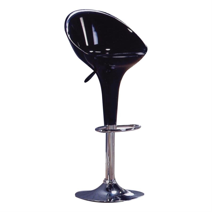 JACOB PP material 36" adjustable barstool-black