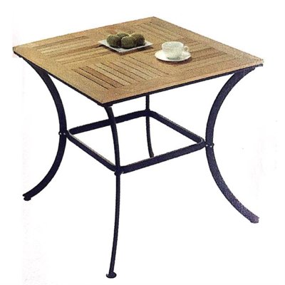 ZLS305 solid wood outdoor square table