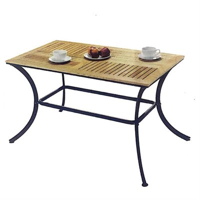 ZLS307 Solid wood outdoor rectangular table