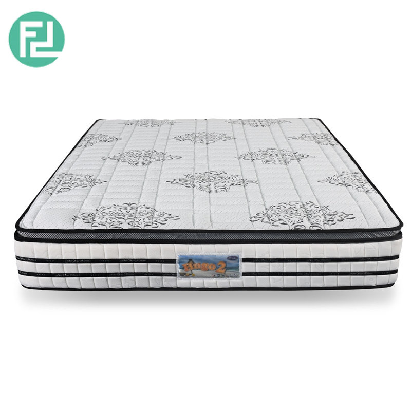 Fiberstar HUGO 2 queen size 10" coconut fibre spring mattress with plus top