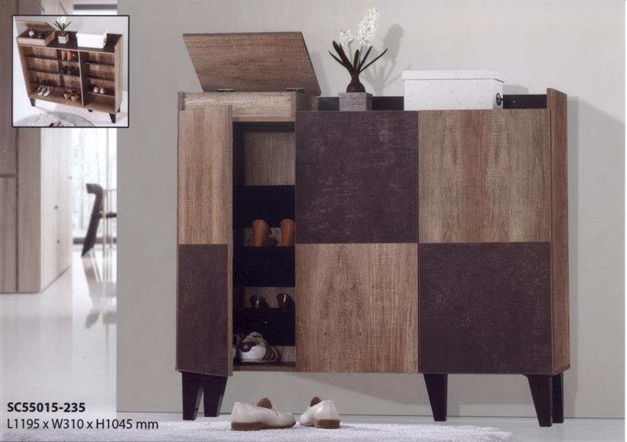 SC55015-235 Shoe cabinet with hidden compartment