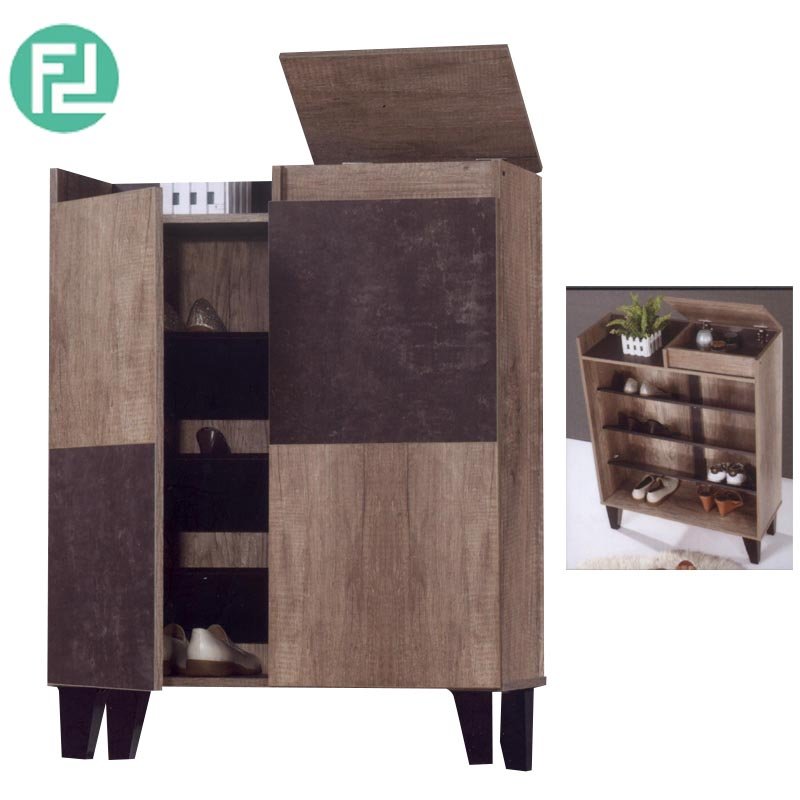 SC 55014-235 shoe cabinet with hidden compartment