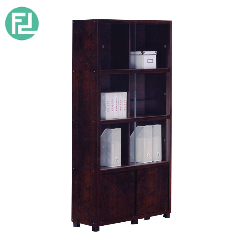 BS702005WG glassdoor bookcase filling cabinet-wenge
